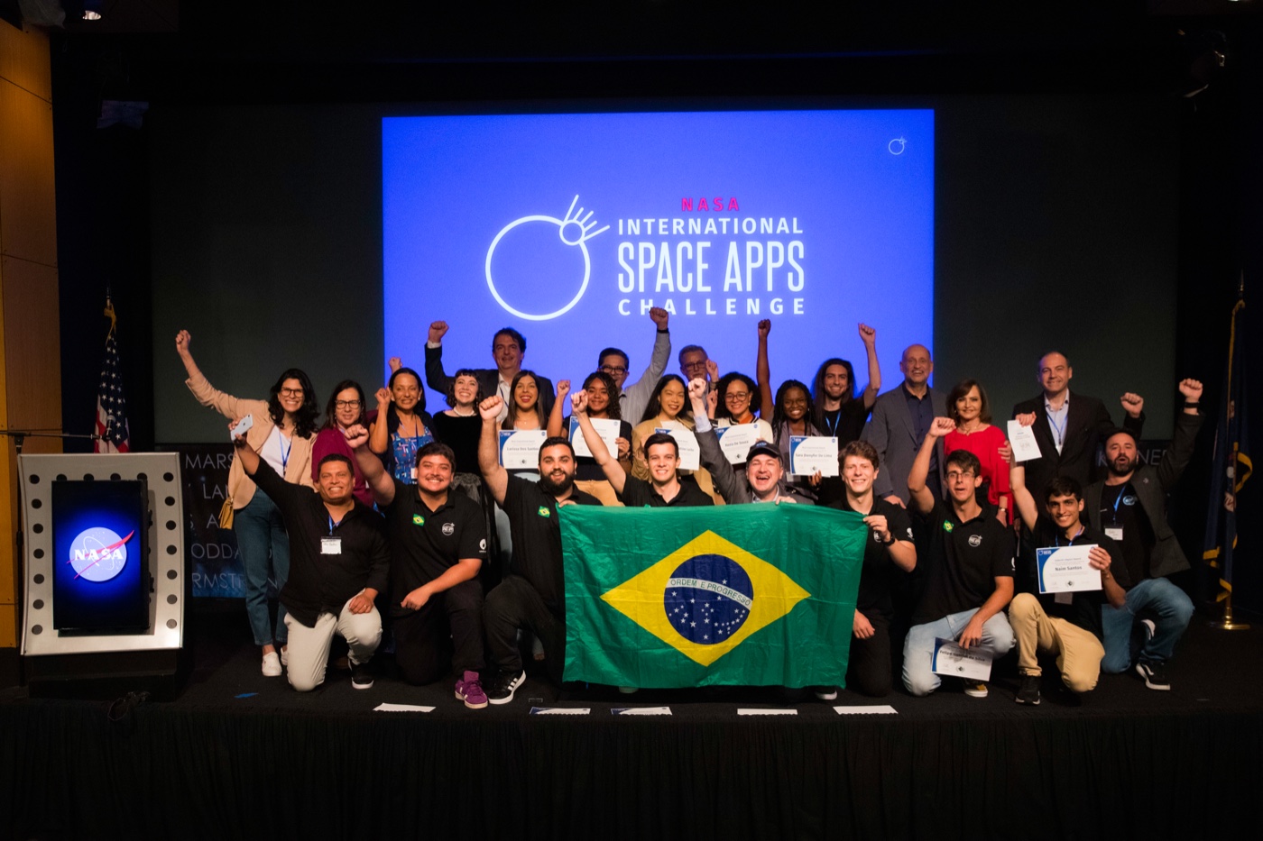Premiação mundial do NASA Space Apps Challenge
