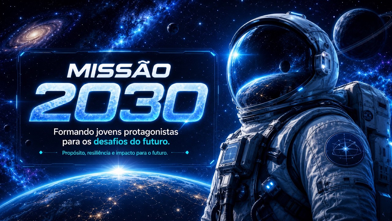 Capa do vídeo de apresentação do Missão 2030